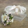 Acetate & Acrylic Bomboniere Boxes |  Acetate PET Corsage Clam Shell Bx Clear (22.5x12x7cmH) Pk 10 Acetate & Acrylic Bomboniere Boxes Acetate & Acrylic Bomboniere Boxes