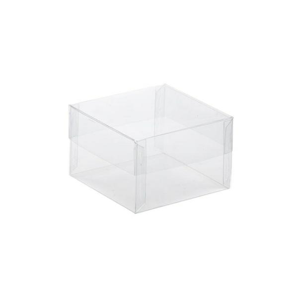 Acetate & Acrylic Bomboniere Boxes |  Cello Acetate Pvc Corsage Box (7.5×7.5x5cmH) Square Clear Acetate & Acrylic Bomboniere Boxes Acetate & Acrylic Bomboniere Boxes