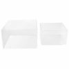 Acrylic & Pvc Display Gift Box |  Acrylic Hamper And Gift Box Square Clear Set 2 (25x15Hcm) Acrylic & Pvc Display Gift Box Acrylic & Pvc Display Gift Box