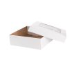 Acrylic & Pvc Display Gift Box |  Gourmet Grazing Gift Box Window Sq White (24x24x9cmH) Acrylic & Pvc Display Gift Box Acrylic & Pvc Display Gift Box