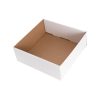 Acrylic & Pvc Display Gift Box |  Gourmet Grazing Gift Box Window Sq White (24x24x9cmH) Acrylic & Pvc Display Gift Box Acrylic & Pvc Display Gift Box