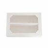 Acrylic & Pvc Display Gift Box |  Macaron Sliding Window Box 12 White Pack 10 (185x125x50Hmm) Gift Boxes Acrylic & Pvc Display Gift Box