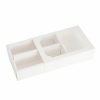 Acrylic & Pvc Display Gift Box |  Macaron Sliding Window Box 12 White Pack 10 (185x125x50Hmm) Gift Boxes Acrylic & Pvc Display Gift Box