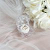 Acrylic Rose Head Boxes |  Mini Diamond Shape Acrylic Box Clear (4.5cmH) Acrylic Rose Head Boxes Acrylic Rose Head Boxes