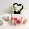 Bloom Box |  Flower Box Heart White Pack 5 (30×7.5×30.5cm) Bloom Box Bloom Box