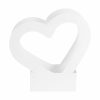 Bloom Box |  Flower Box Heart White Pack 5 (30×7.5×30.5cm) Bloom Box Bloom Box