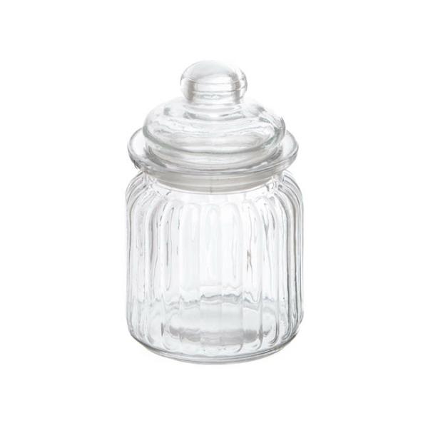 Bomboniere Jars |  Glass Candy Jar Mini With Lid Clear (7.5×12.5cmH) Bomboniere Jars Bomboniere Jars