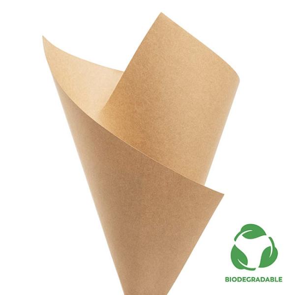 Brown & White Kraft Paper |  Euro Bio Kraft Paper 110gsm Pack 100 Brown (50x70cm) Brown