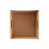 Cardboard Hamper Tray |  Grande Hamper Tray Medium Kraft Brown Pack 5 (18x18x13.5Hcm) Cardboard Hamper Tray Cardboard Hamper Tray