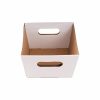 Cardboard Hamper Tray |  Grande Hamper Tray Small Gloss White Pk5 (12.5×12.5×9.5Hcm) Gift Boxes Cardboard Hamper Tray