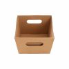 Cardboard Hamper Tray |  Grande Hamper Tray Small Kraft Brown Pk5 (12.5×12.5×9.5Hcm) Cardboard Hamper Tray Cardboard Hamper Tray