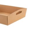 Cardboard Hamper Tray |  Hamper Tray Flat Pack Large Kraft Brown (43×28.5x9cmH) Cardboard Hamper Tray Cardboard Hamper Tray