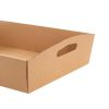 Cardboard Hamper Tray |  Hamper Tray Flat Pack Medium Kraft Brown (34x22x7cmH) Cardboard Hamper Tray Cardboard Hamper Tray