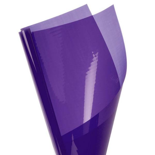 Cello Coloured Plain |  Coloured Cellophane 40 Micron Violet (50x70cm) Pack 150 Cello Coloured Plain Cello Coloured Plain