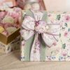 Cotton Ribbons |  Cotton Ribbon Vintage Floral Flowers Light Purple (38mmx10m) Cotton Ribbons Cotton Ribbons