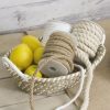 Cotton Rope |  Natural Cotton Rope 3 ply Cream (15-18mmx5m) Cotton Rope Cotton Rope