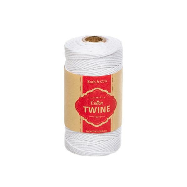 Cotton Twine |  Cotton Twine 12ply 1.2mm X 100m White Cotton Twine Cotton Twine