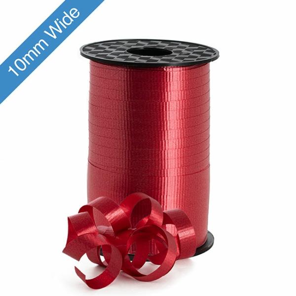 Curling Ribbons |  Ribbon Curling 10mm Red (10mmx100m) Curling Ribbons Curling Ribbons