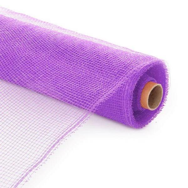 Deco Mesh |  Plastic Mesh Roll Purple (53cmx9m) Deco Mesh Deco Mesh