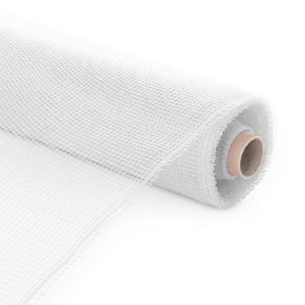 Deco Mesh |  Plastic Mesh Roll White (53cmx9m) Deco Mesh Deco Mesh