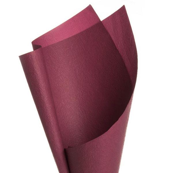 Embossed Paper |  Embossed Paper Burgundy (50x70cm) Pack 50 Embossed Paper Dark Red