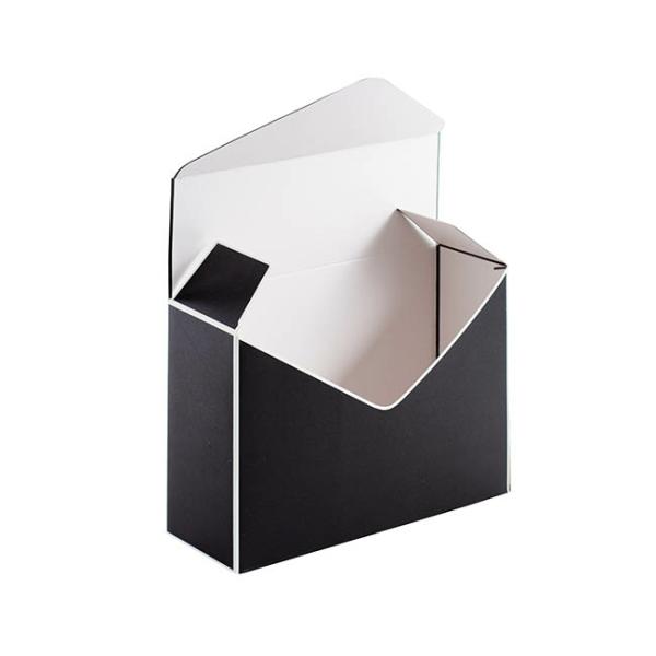 Envelope Gift Boxes |  Envelope Flower Box Large Pack 5 Black White (23Lx8Dx16cmH) Envelope Gift Boxes Black