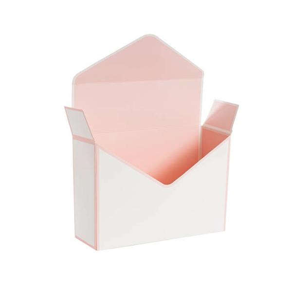 Envelope Gift Boxes |  Envelope Flower Box Large Pack 5 White Pink (23Lx8Dx16cmH) Envelope Gift Boxes Envelope Gift Boxes