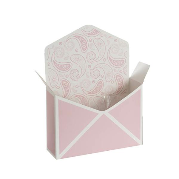 Envelope Gift Boxes |  Envelope Flower Box Large Paisley Pink Pk5 (23Lx8Dx16cmH) Envelope Gift Boxes Envelope Gift Boxes