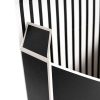 Envelope Gift Boxes |  Envelope Flower Box Large Pk5 Stripes Black (23Lx8Dx16cmH) Envelope Gift Boxes Black