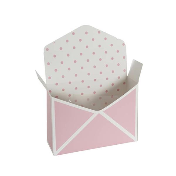 Envelope Gift Boxes |  Envelope Flower Box Large Spots Pink Pack 5 (23Lx8Dx16cmH) Envelope Gift Boxes Envelope Gift Boxes