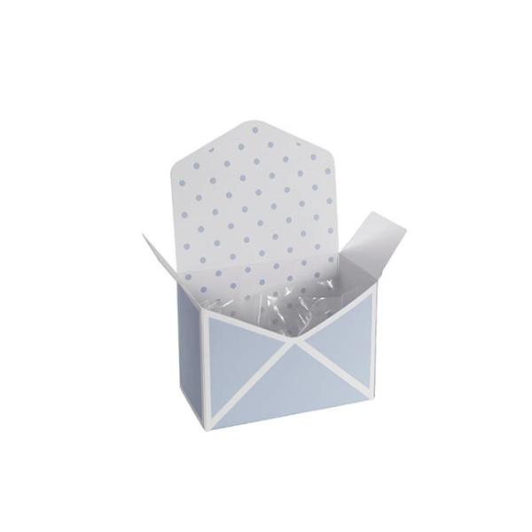 Envelope Gift Boxes |  Envelope Flower Box Small Spots Blue Pack 5 (15.5Lx8Dx11cmH) Envelope Gift Boxes Envelope Gift Boxes