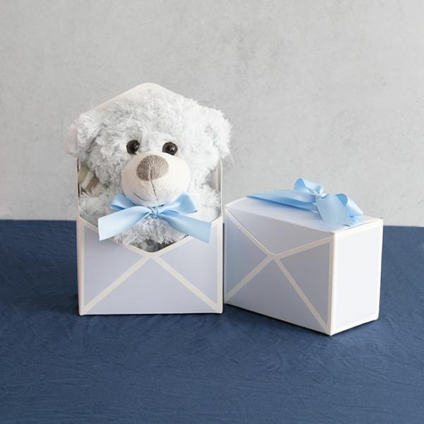 Envelope Gift Boxes |  Envelope Flower Box Small Spots Blue Pack 5 (15.5Lx8Dx11cmH) Envelope Gift Boxes Envelope Gift Boxes