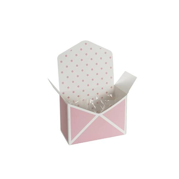 Envelope Gift Boxes |  Envelope Flower Box Small Spots Pink Pack 5 (15.5Lx8Dx11cmH) Envelope Gift Boxes Envelope Gift Boxes