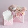 Envelope Gift Boxes |  Envelope Flower Box Small Spots Pink Pack 5 (15.5Lx8Dx11cmH) Envelope Gift Boxes Envelope Gift Boxes