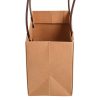 Flower Bouquet Bags |  Flower Carry Bag Kraft Brown Rectangle Pk5 (22×10.5x13cmH) Flower Bouquet Bags Flower Bouquet Bags