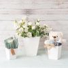 Flower Bouquet Bags |  Flower Carry Bag Kraft White Medium Pk5 (12x17x20cmH) Flower Bouquet Bags Flower Bouquet Bags