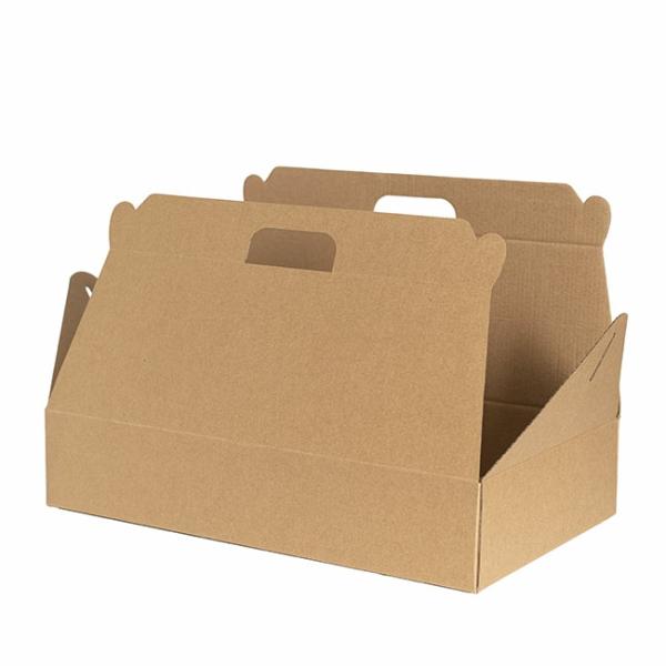 Gable Boxes |  Gable Hamper Catering Box FP Large Kraft Brown (40x25x8Hcm) Gift Boxes Gable Boxes