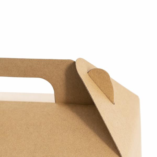 Gable Boxes |  Gable Hamper Catering Box FP Large Kraft Brown (40x25x8Hcm) Gift Boxes Gable Boxes