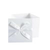 Gift Box With Lid |  Gift Box Extra Lge With Bow Flat Pack White (250x250x245mmH) Gift Box With Lid Gift Box With Lid