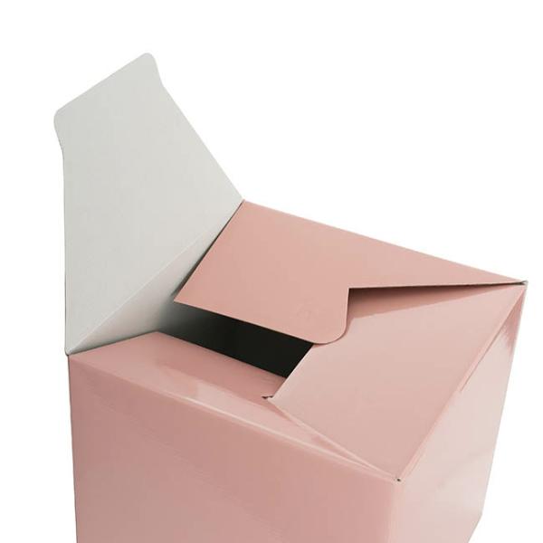 Gift Box With Lid |  Gift Box Jumbo With Bow Flat Pack Baby Pink (305x300x300mmH) Gift Boxes Gift Box With Lid