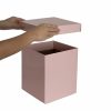 Gift Box With Lid |  Gift Box With Lid Tall Flat Pack Baby Pink (22x22x25cmH) Gift Box With Lid Gift Box With Lid