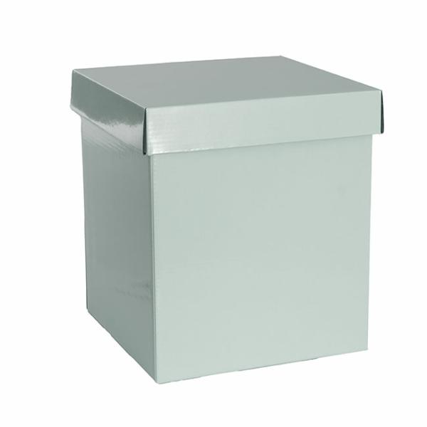 Gift Box With Lid |  Gift Box With Lid Tall Flat Pack Sage Green (22x22x25cmH) Gift Box With Lid Gift Box With Lid