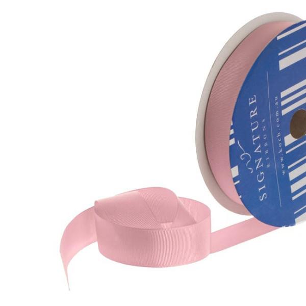 Grosgrain Ribbons |  Bulk Grosgrain Ribbon Plain Baby Pink (25mmx50m) Fabric & Paper Ribbons Grosgrain Ribbons