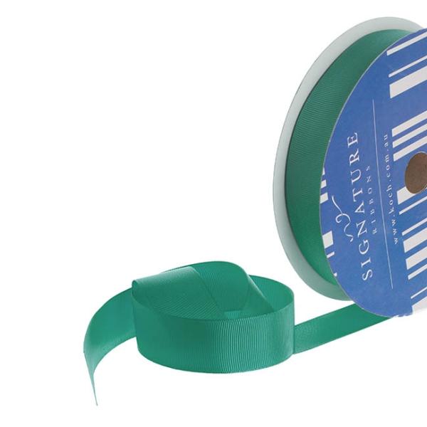 Grosgrain Ribbons |  Bulk Grosgrain Ribbon Plain Teal (25mmx50m) Fabric & Paper Ribbons Blue