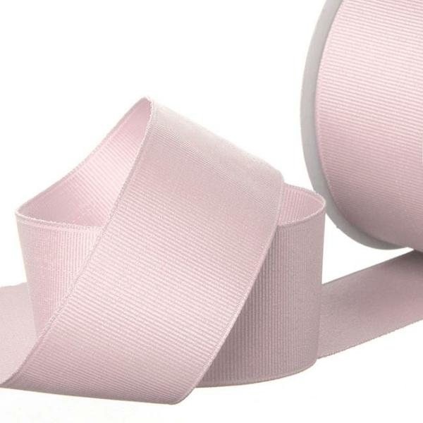 Grosgrain Ribbons |  Ribbon Plain Grosgrain Baby Pink (38mmx20m) Fabric & Paper Ribbons Grosgrain Ribbons