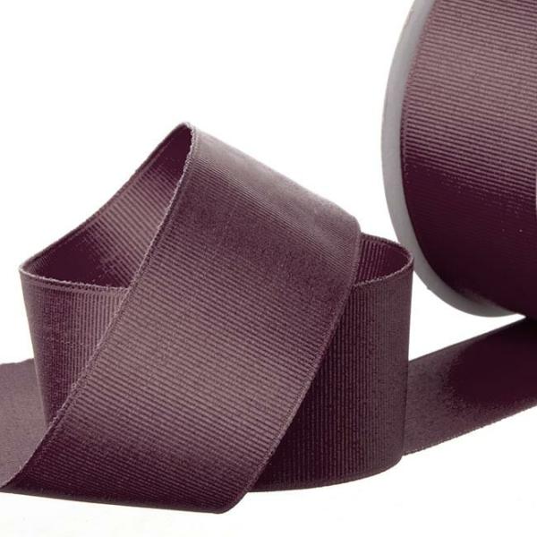 Grosgrain Ribbons |  Ribbon Plain Grosgrain Burgundy (38mmx20m) Fabric & Paper Ribbons Dark Red