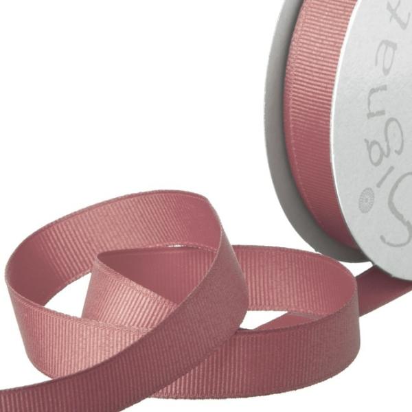 Grosgrain Ribbons |  Ribbon Plain Grosgrain Dark Pink (15mmx20m) Fabric & Paper Ribbons Grosgrain Ribbons