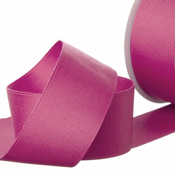 Grosgrain Ribbons |  Ribbon Plain Grosgrain Hot Pink (38mmx20m) Fabric & Paper Ribbons Grosgrain Ribbons