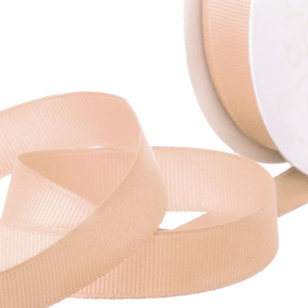 Grosgrain Ribbons |  Ribbon Plain Grosgrain Nude (25mmx20m) Fabric & Paper Ribbons Grosgrain Ribbons