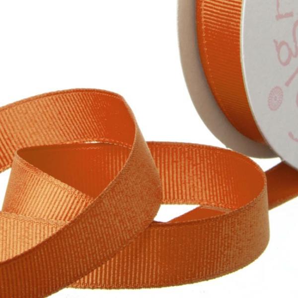 Grosgrain Ribbons |  Ribbon Plain Grosgrain Orange (25mmx20m) Fabric & Paper Ribbons Grosgrain Ribbons